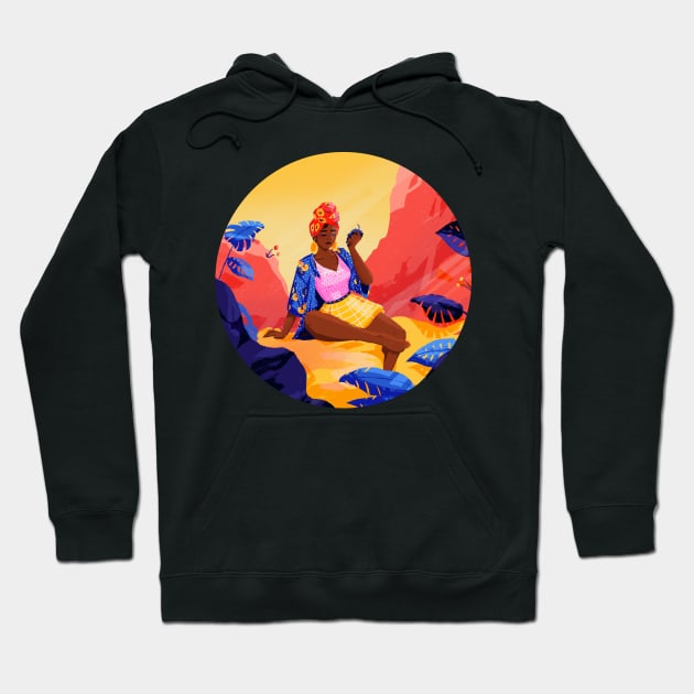 Tropical Dream Hoodie by kjm.illustrations